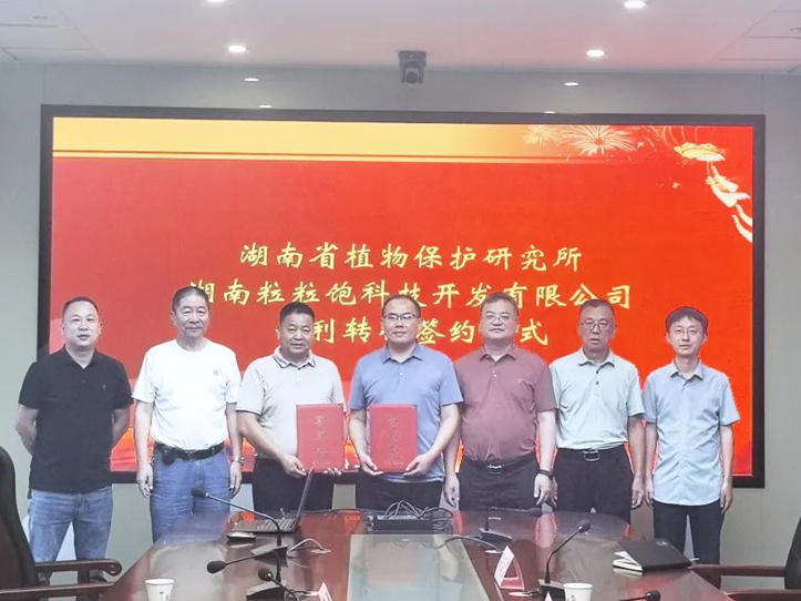 强强联合丨湖南省植物保护研究所与湖南粒粒饱签约专利转化，赋能农业高质量发展