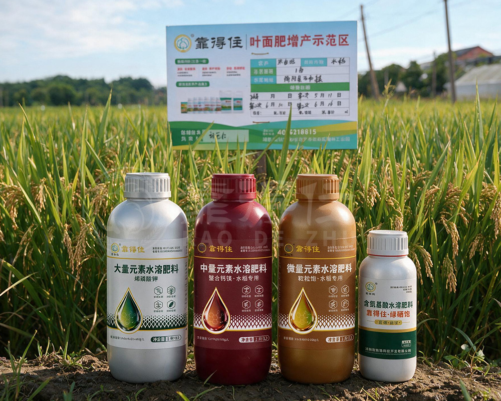 水稻叶面施肥全程技术方案——助力稳产提质